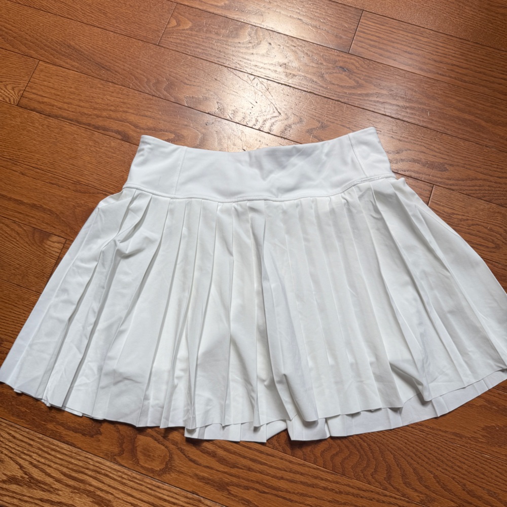Athleta Elevate White Tennis Skirt
